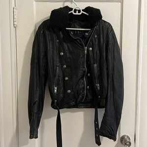 Free People Leather jacket